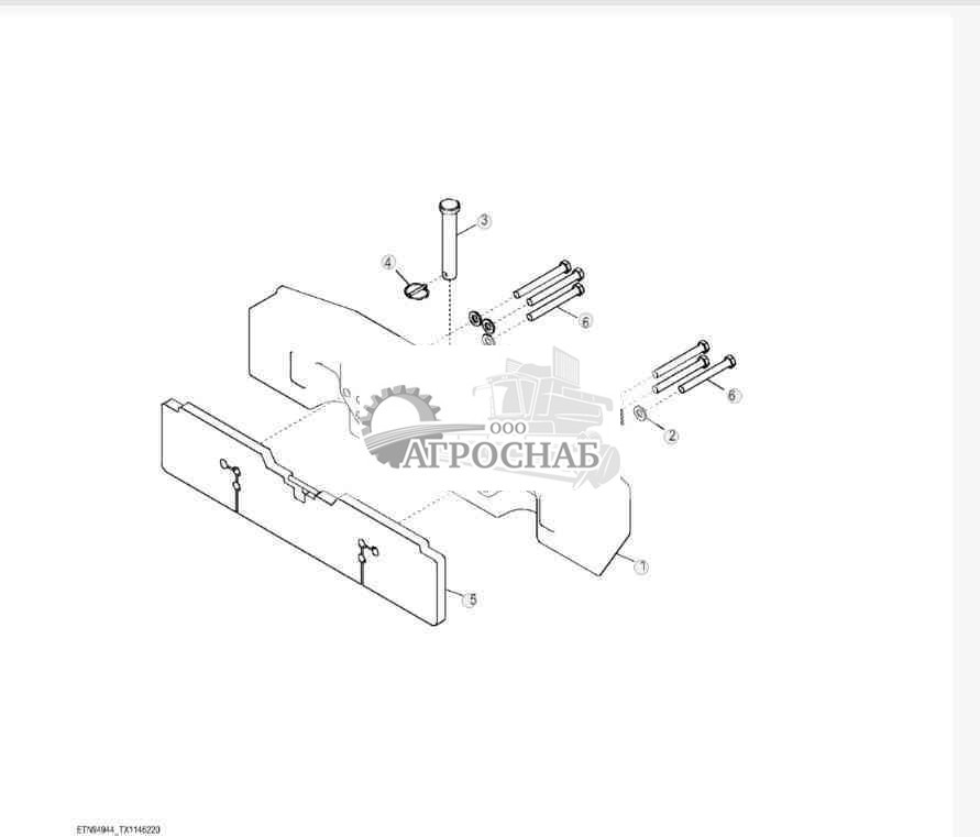 Rear Hitch and Counterweight 